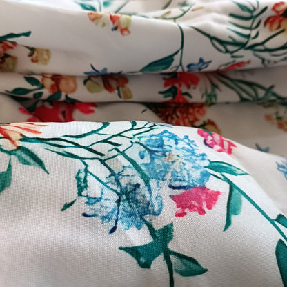 White Floral skirt