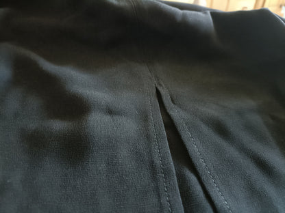 Black Cold Shoulder Top with Bling Detail and Split Back