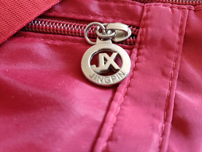 Dark Red Multipocketed Cross body Bag