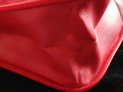 Red Expandable Cross-Body/Shoulder Bag