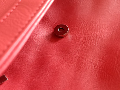 Red Expandable Cross-Body/Shoulder Bag