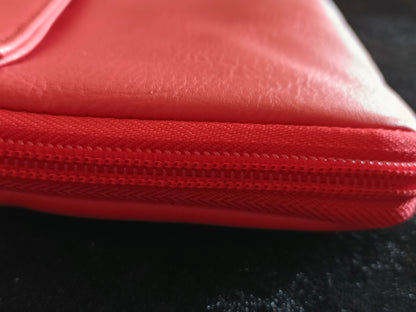 Red Expandable Cross-Body/Shoulder Bag
