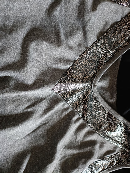 Sleeveless Top with Sparkle Trim