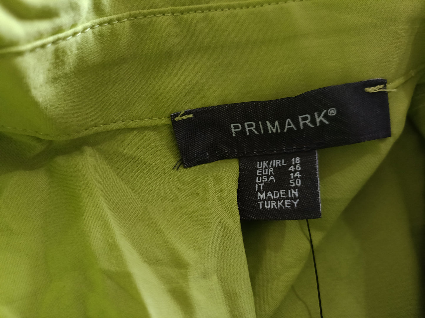 Lime Green Shirt/Blouse