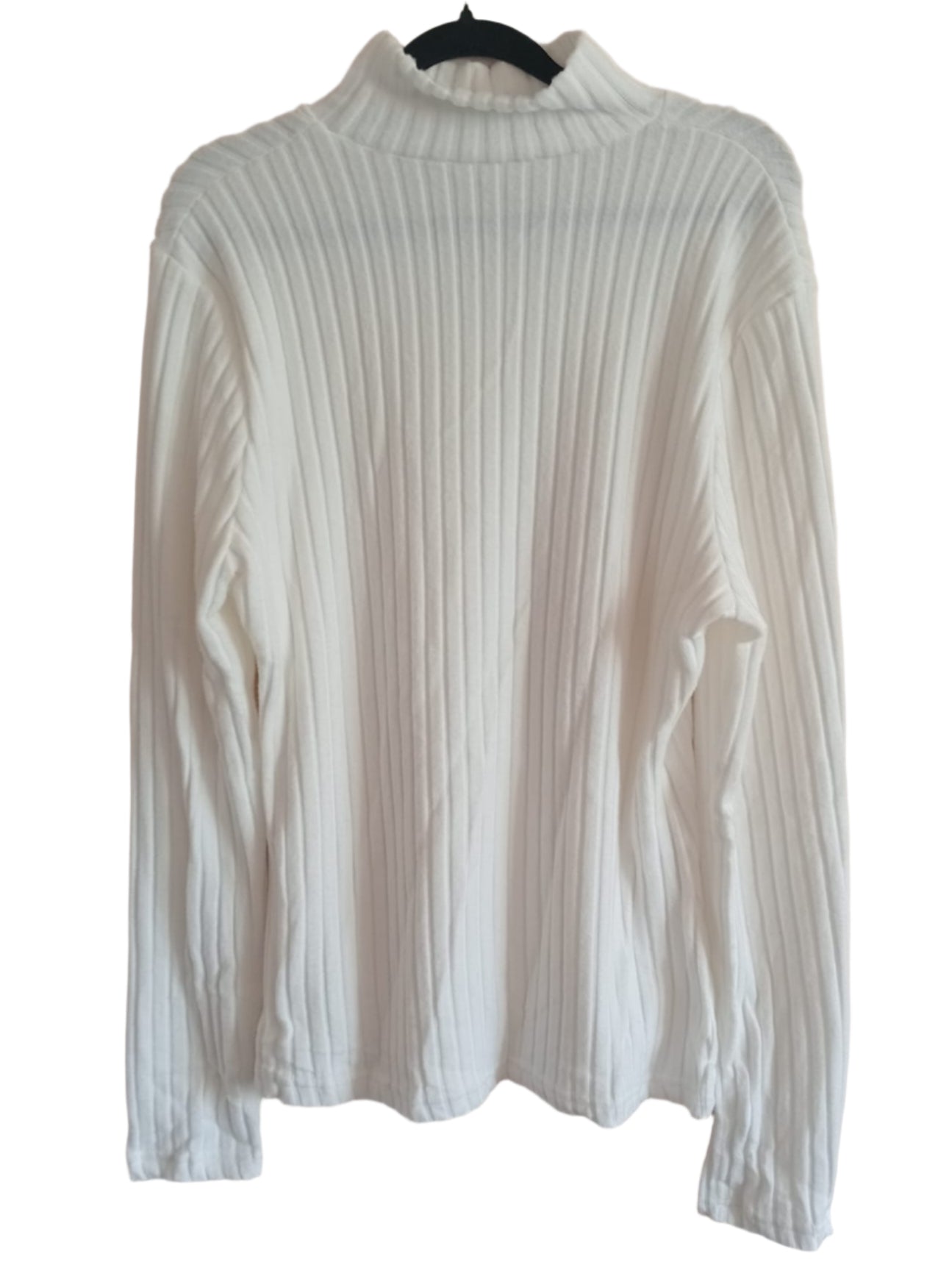 High Neck Ribbed Jumper