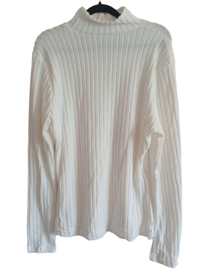 High Neck Ribbed Jumper