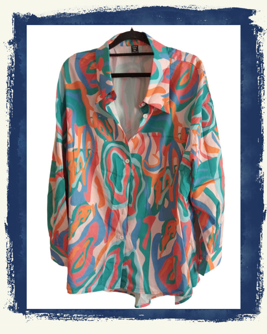 Multi Coloured Abstract Shirt