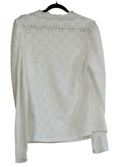 Eyelet Embroidery Long Sleeve T-Shirt