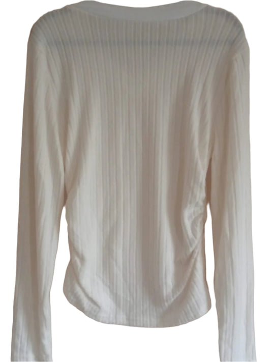 Long Sleeve Ruched Side Top