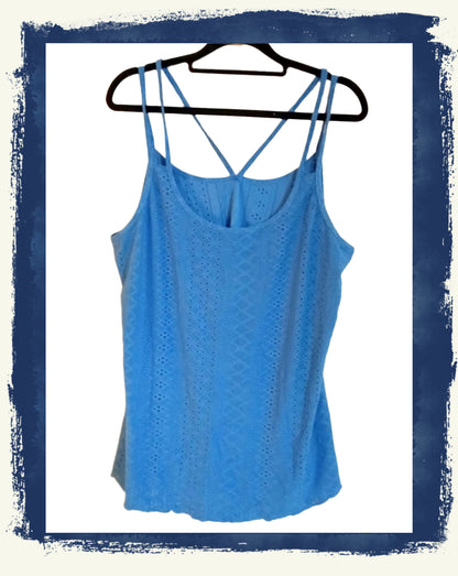 Eyelet Embroidery Vest Top