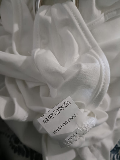 White Top with Metal Eyelets